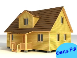 деревянный дом 7х9 , Дизайн, ландшафтный, интерьерный, архитектурный, мебельный, Кемерово