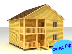 Проект дома 8х8 , Дизайн, ландшафтный, интерьерный, архитектурный, мебельный, Кемерово